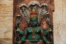 Wood Carving Of Manasa (IBH311)